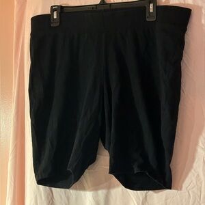 Torrid Black Knit Biker Shorts